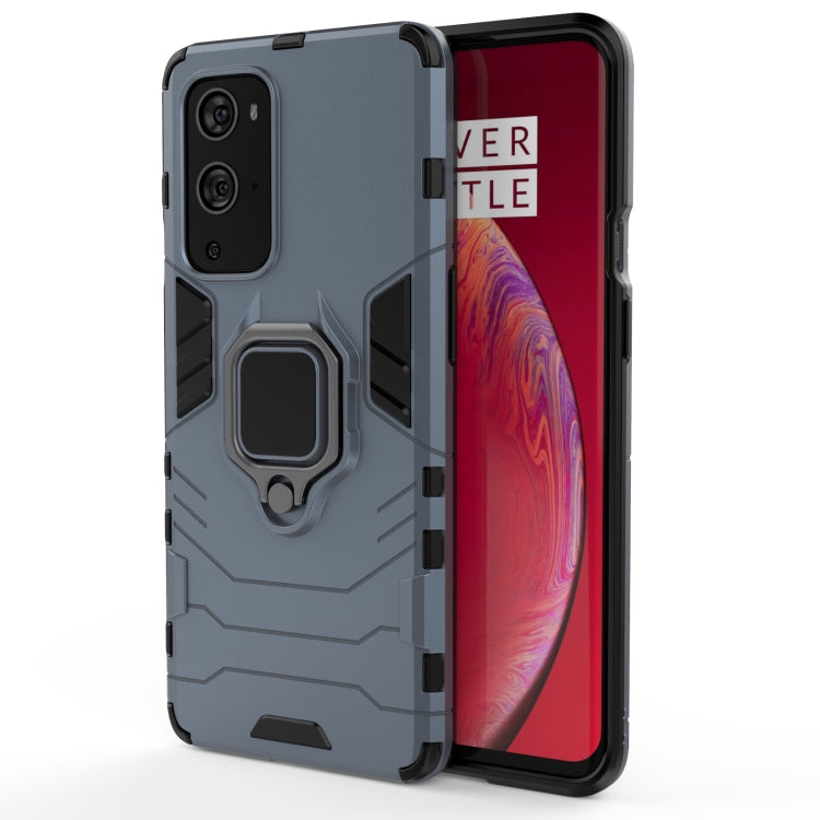 For OnePlus 9 Pro PC + TPU Shockproof Protective Case with Magnetic Ring Holder