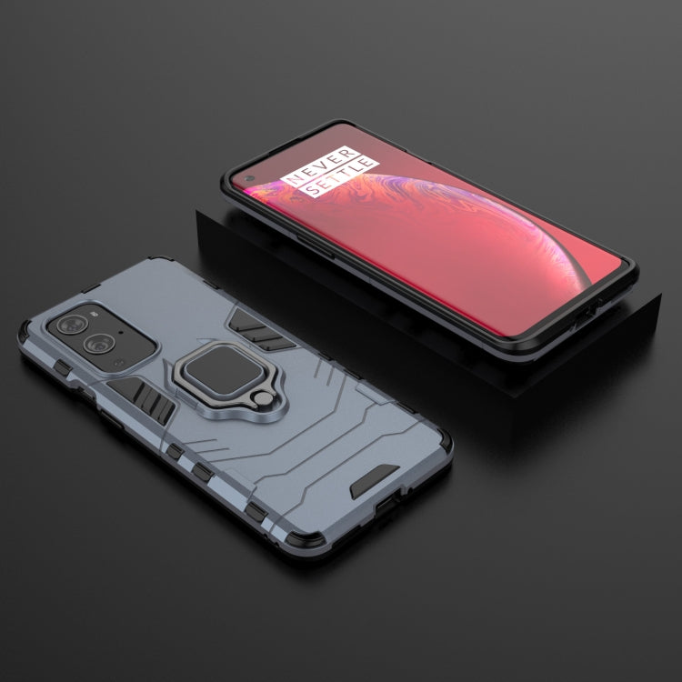 For OnePlus 9 Pro PC + TPU Shockproof Protective Case with Magnetic Ring Holder