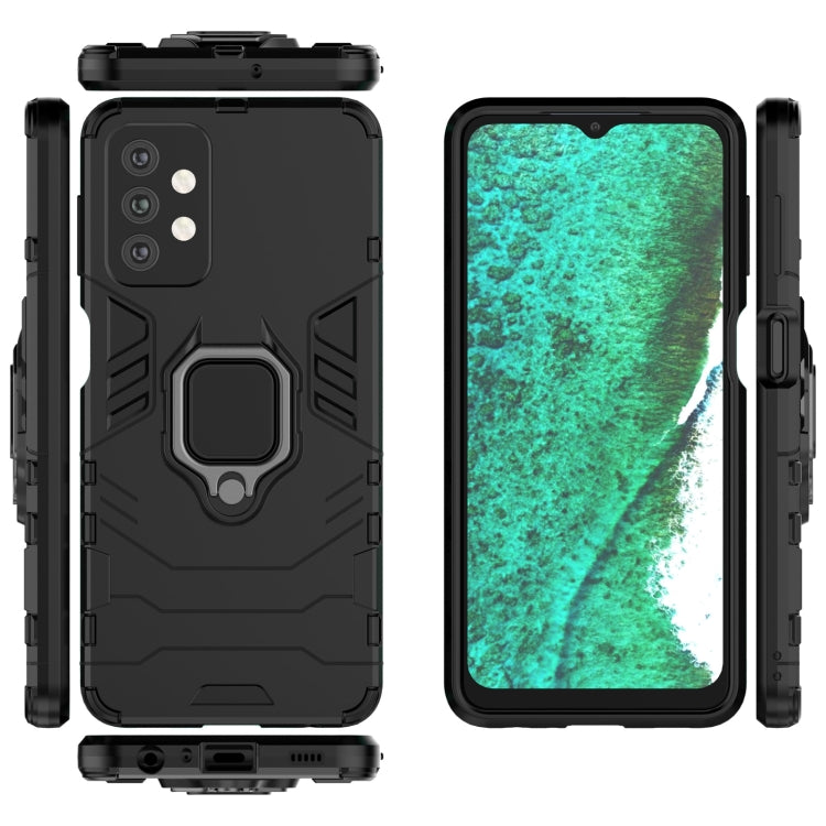 For Samsung Galaxy A32 5G PC + TPU Shockproof Protective Case with Magnetic Ring Holder