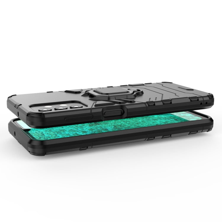 For Samsung Galaxy A32 5G PC + TPU Shockproof Protective Case with Magnetic Ring Holder
