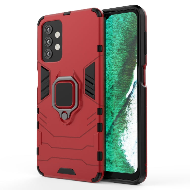 For Samsung Galaxy A32 5G PC + TPU Shockproof Protective Case with Magnetic Ring Holder