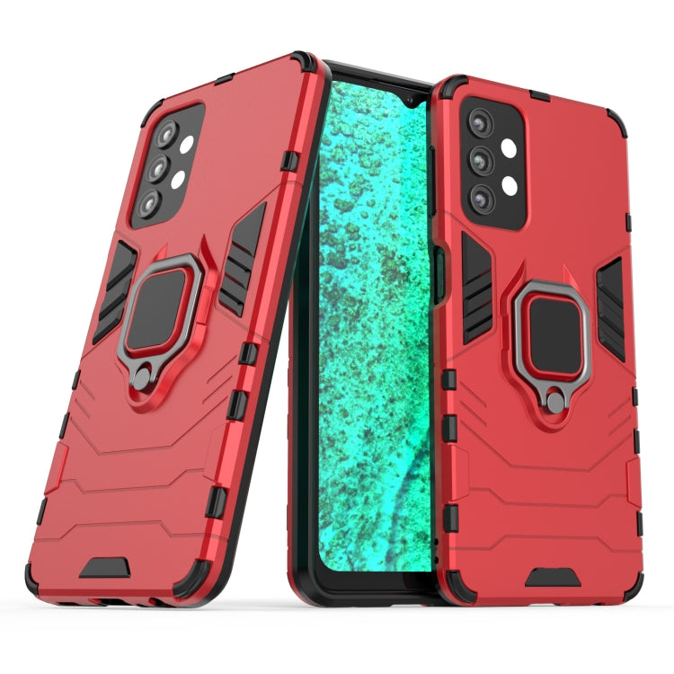 For Samsung Galaxy A32 5G PC + TPU Shockproof Protective Case with Magnetic Ring Holder