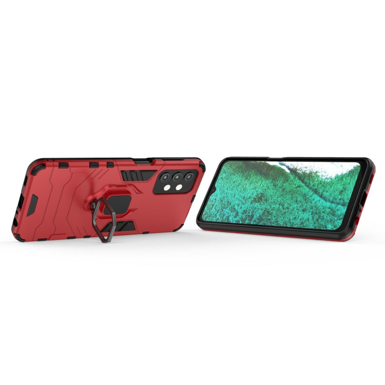 For Samsung Galaxy A32 5G PC + TPU Shockproof Protective Case with Magnetic Ring Holder