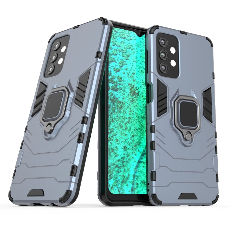 For Samsung Galaxy A32 5G PC + TPU Shockproof Protective Case with Magnetic Ring Holder