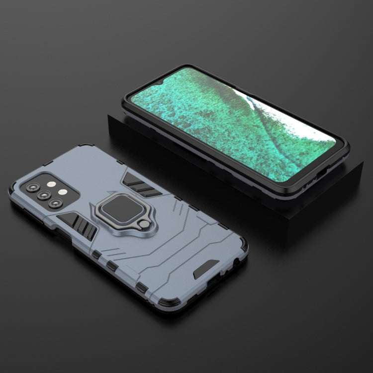 For Samsung Galaxy A32 5G PC + TPU Shockproof Protective Case with Magnetic Ring Holder