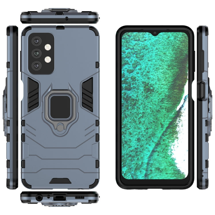 For Samsung Galaxy A32 5G PC + TPU Shockproof Protective Case with Magnetic Ring Holder