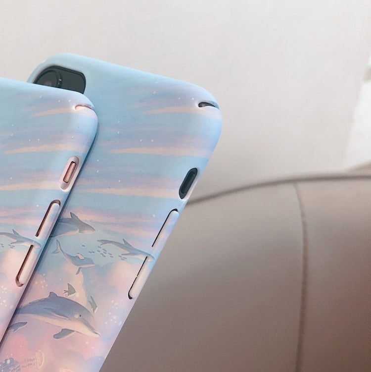 For iPhone 11 Water Sticker Shockproof Hard Protective Case