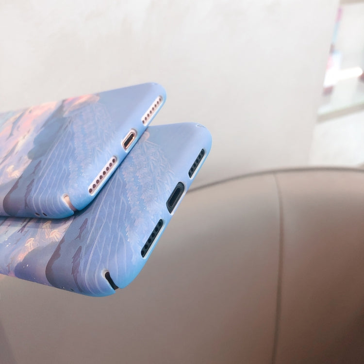 For iPhone 12 / 12 Pro Water Sticker Shockproof Hard Protective Case