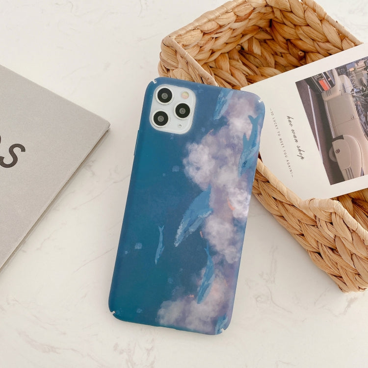 For iPhone 12 Pro Max Water Sticker Shockproof Hard Protective Case
