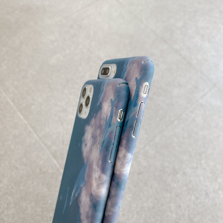 For iPhone 12 Pro Max Water Sticker Shockproof Hard Protective Case