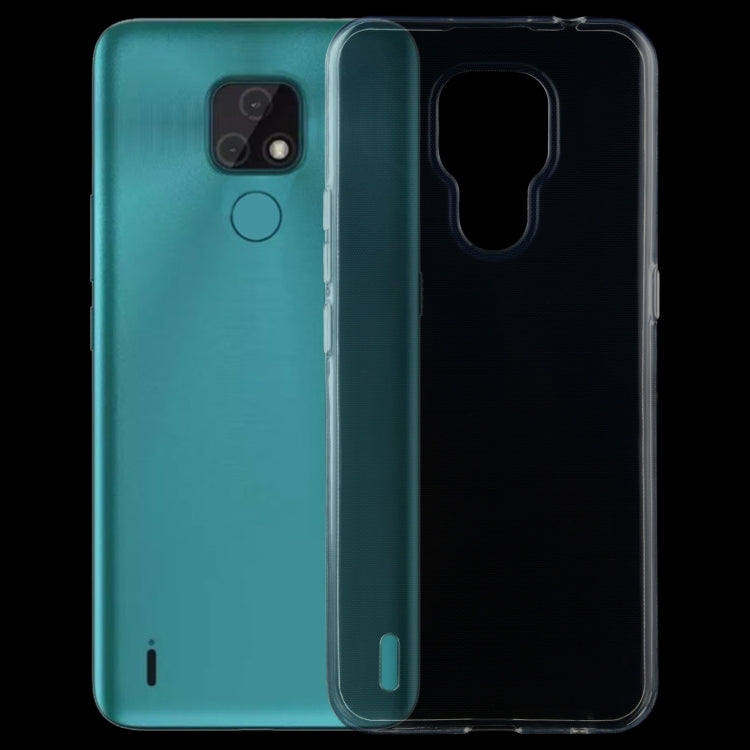 For Motorola Moto E7 0.75mm Ultra-thin Transparent TPU Soft Protective Case