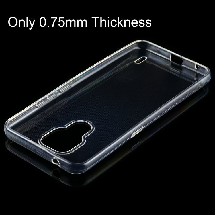 For Motorola Moto E7 0.75mm Ultra-thin Transparent TPU Soft Protective Case