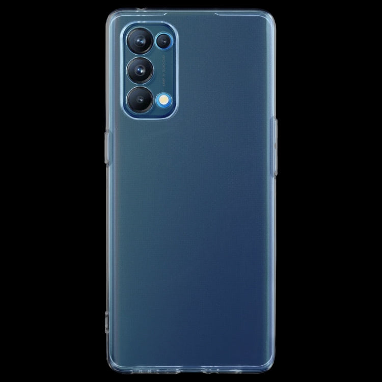 For OPPO Reno5 0.75mm Ultra-thin Transparent TPU Soft Protective Case