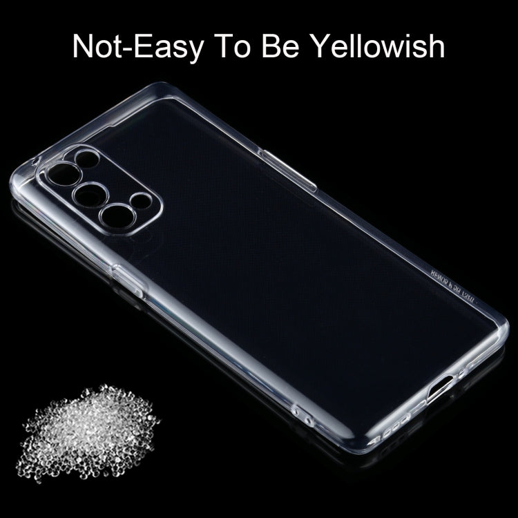 For OPPO Reno5 0.75mm Ultra-thin Transparent TPU Soft Protective Case
