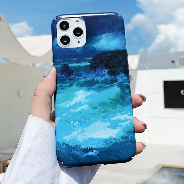 For iPhone 12 / 12 Pro Water Stick Style Hard Protective Case