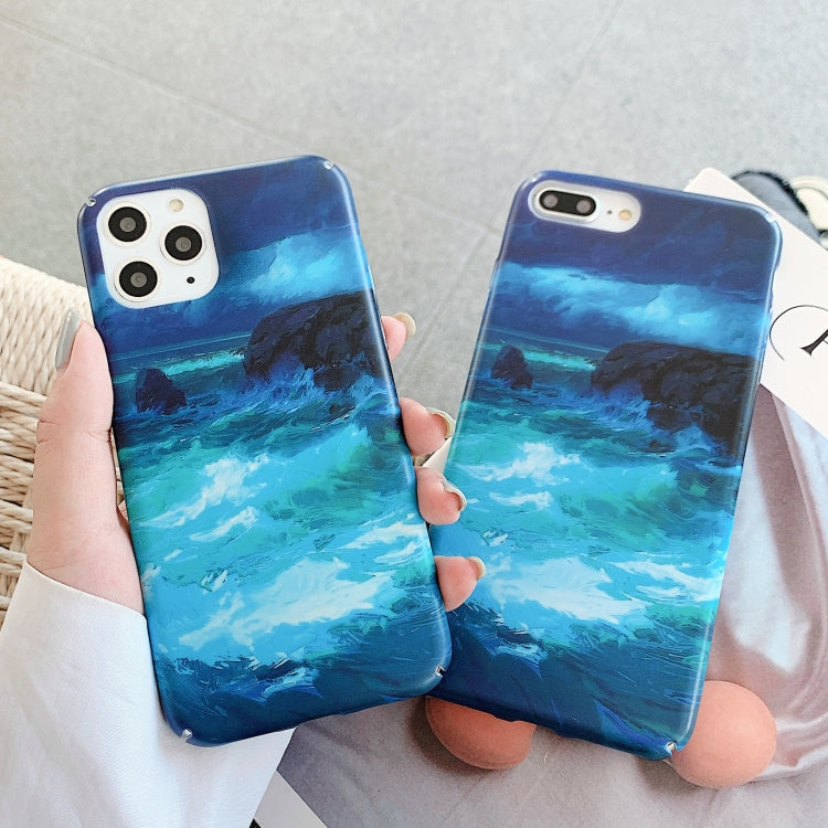 For iPhone 12 Pro Max Water Stick Style Hard Protective Case