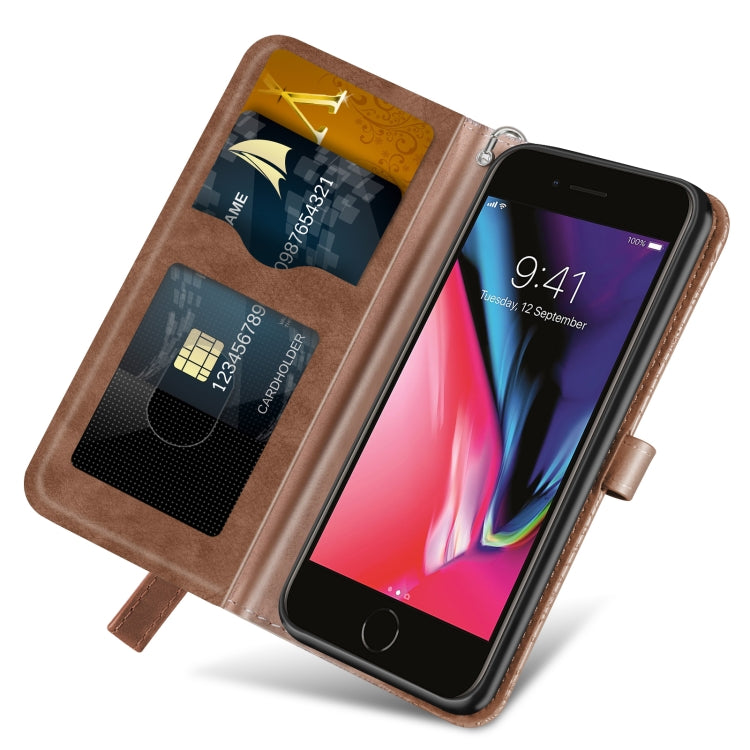 Life of Tree Embossing Pattern Horizontal Flip Leather Case with Holder & Card Slot & Wallet & Photo Frame & Lanyard For iPhone 6 Plus & 6s Plus