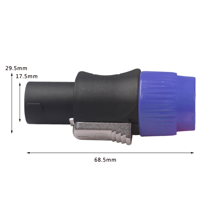 NL4FC 2221 4 Pin Plug Male Speaker Audio Connector