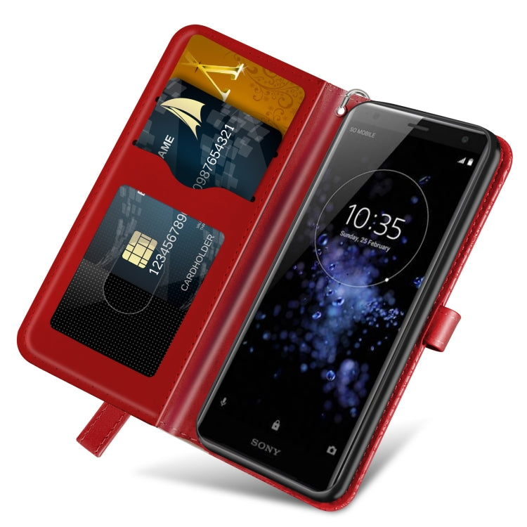 For Sony Xperia XZ2 Life of Tree Embossing Pattern Horizontal Flip Leather Case with Holder & Card Slot & Wallet & Photo Frame & Lanyard