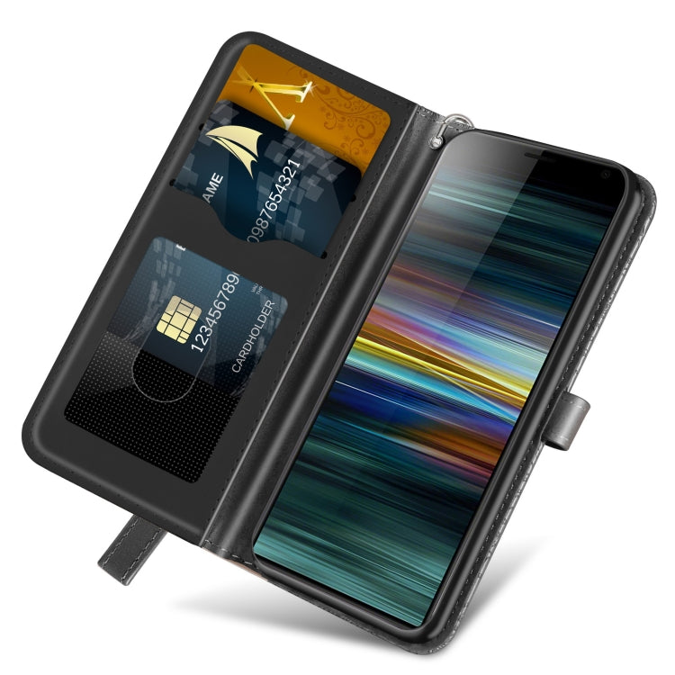 For Sony Xperia 8 Life of Tree Embossing Pattern Horizontal Flip Leather Case with Holder & Card Slot & Wallet & Photo Frame & Lanyard