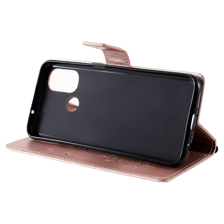 For OnePlus Nord N100 Sun Embossing Pattern Horizontal Flip Leather Case with Card Slot & Holder & Wallet & Lanyard