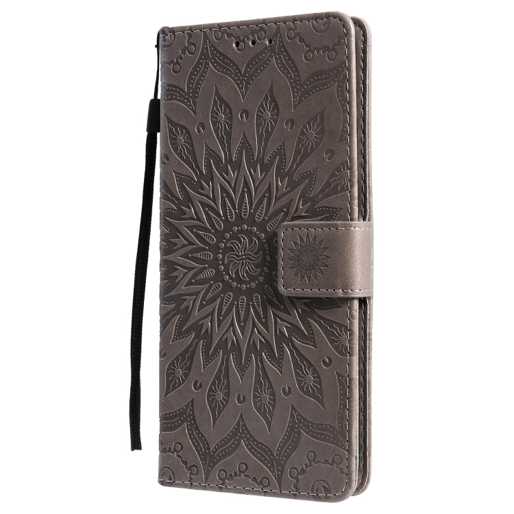 For OPPO A53(2020) / A33(2020) / A53s / A32 Sun Embossing Pattern Horizontal Flip Leather Case with Card Slot & Holder & Wallet & Lanyard