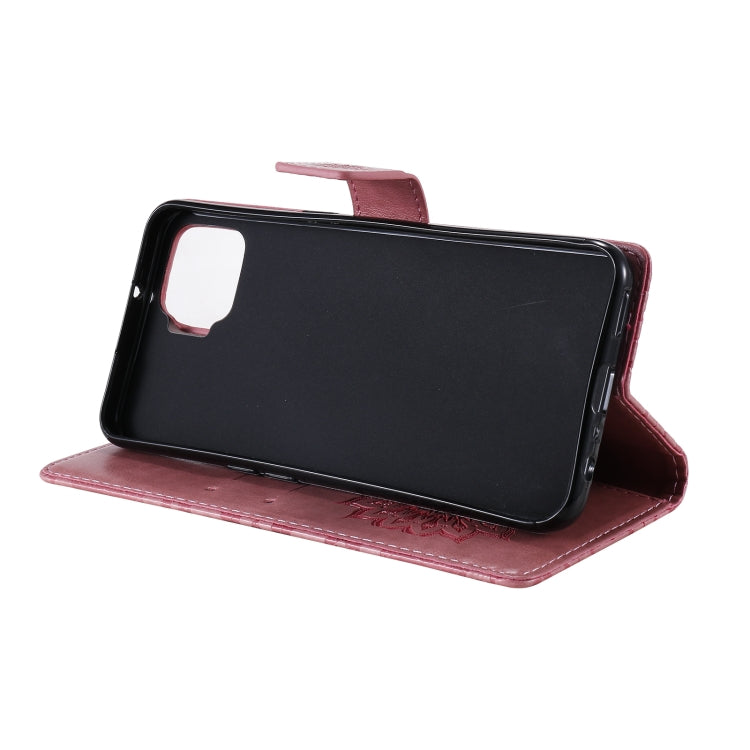 For OPPO F17 / A73 Sun Embossing Pattern Horizontal Flip Leather Case with Card Slot & Holder & Wallet & Lanyard