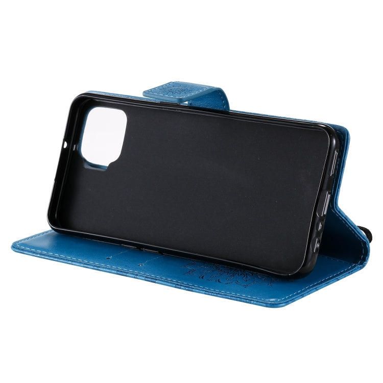 For OPPO F17 / A73 Sun Embossing Pattern Horizontal Flip Leather Case with Card Slot & Holder & Wallet & Lanyard