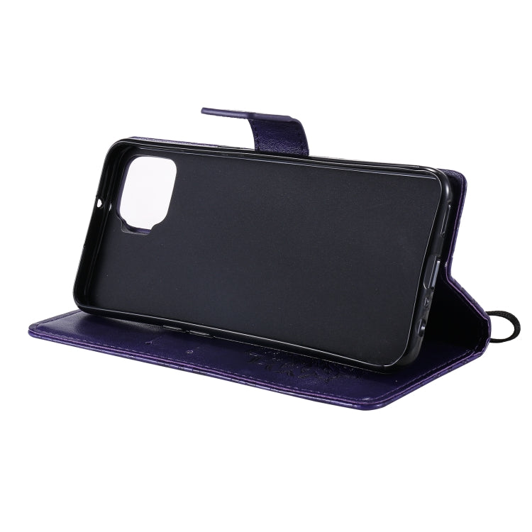 For OPPO F17 / A73 Sun Embossing Pattern Horizontal Flip Leather Case with Card Slot & Holder & Wallet & Lanyard