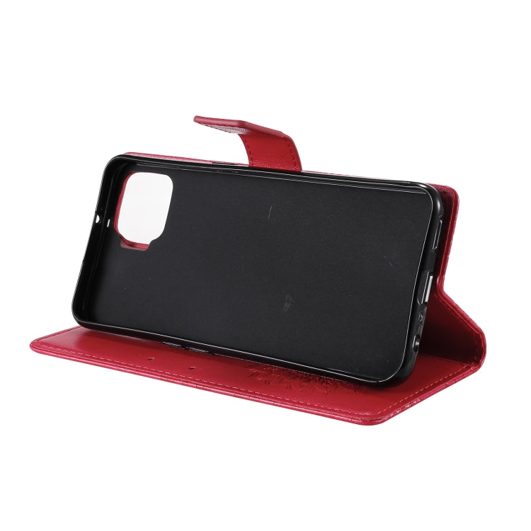 For OPPO F17 / A73 Sun Embossing Pattern Horizontal Flip Leather Case with Card Slot & Holder & Wallet & Lanyard