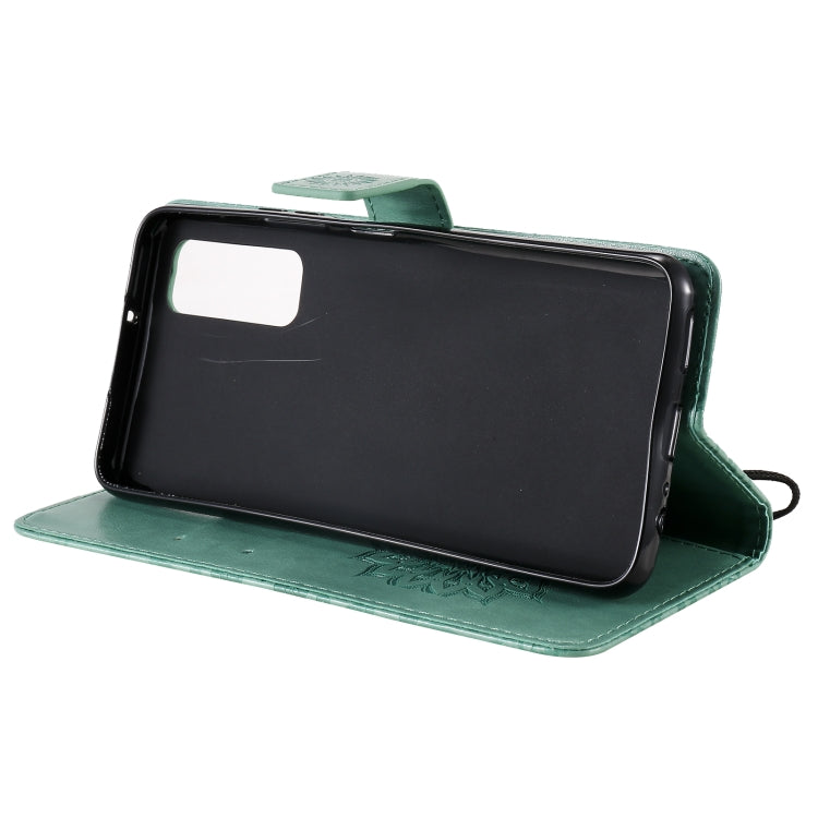 For Huawei P Smart 2021 Sun Embossing Pattern Horizontal Flip Leather Case with Card Slot & Holder & Wallet & Lanyard