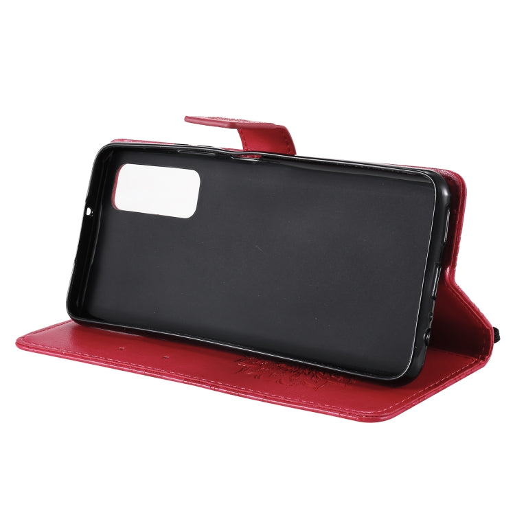 For Huawei P Smart 2021 Sun Embossing Pattern Horizontal Flip Leather Case with Card Slot & Holder & Wallet & Lanyard