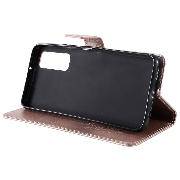 For Huawei P Smart 2021 Sun Embossing Pattern Horizontal Flip Leather Case with Card Slot & Holder & Wallet & Lanyard