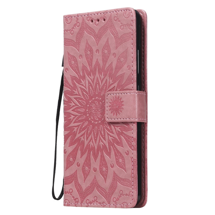 For Nokia 2.4 Sun Embossing Pattern Horizontal Flip Leather Case with Card Slot & Holder & Wallet & Lanyard