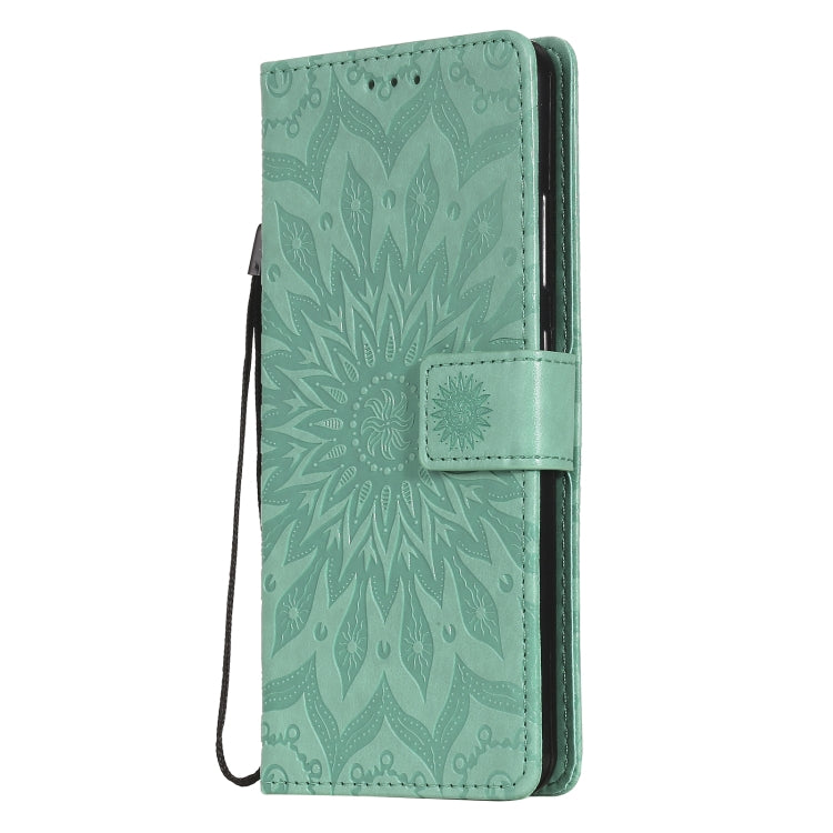For Nokia 2.4 Sun Embossing Pattern Horizontal Flip Leather Case with Card Slot & Holder & Wallet & Lanyard