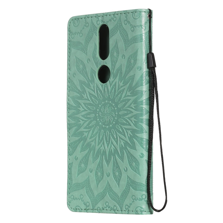 For Nokia 2.4 Sun Embossing Pattern Horizontal Flip Leather Case with Card Slot & Holder & Wallet & Lanyard