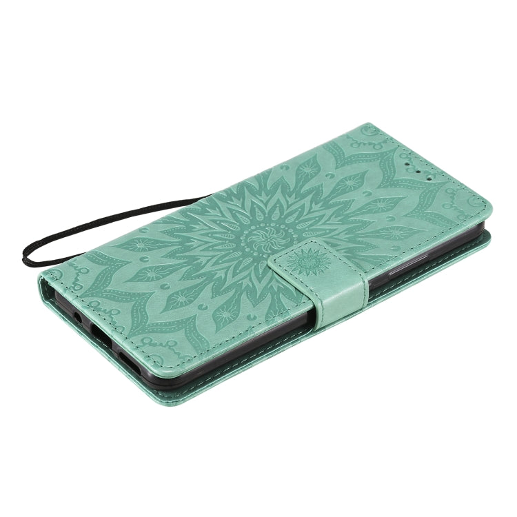 For Nokia 2.4 Sun Embossing Pattern Horizontal Flip Leather Case with Card Slot & Holder & Wallet & Lanyard