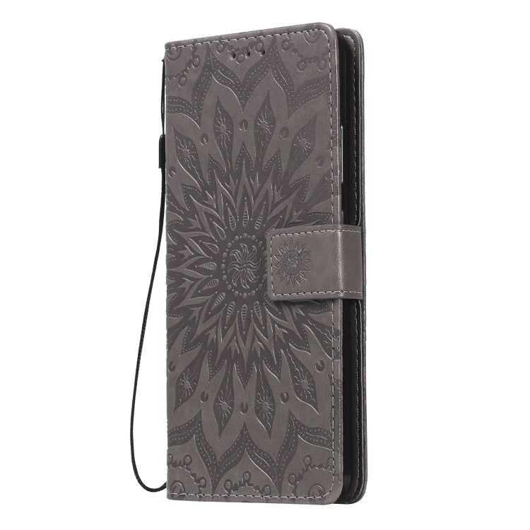 For Nokia 2.4 Sun Embossing Pattern Horizontal Flip Leather Case with Card Slot & Holder & Wallet & Lanyard