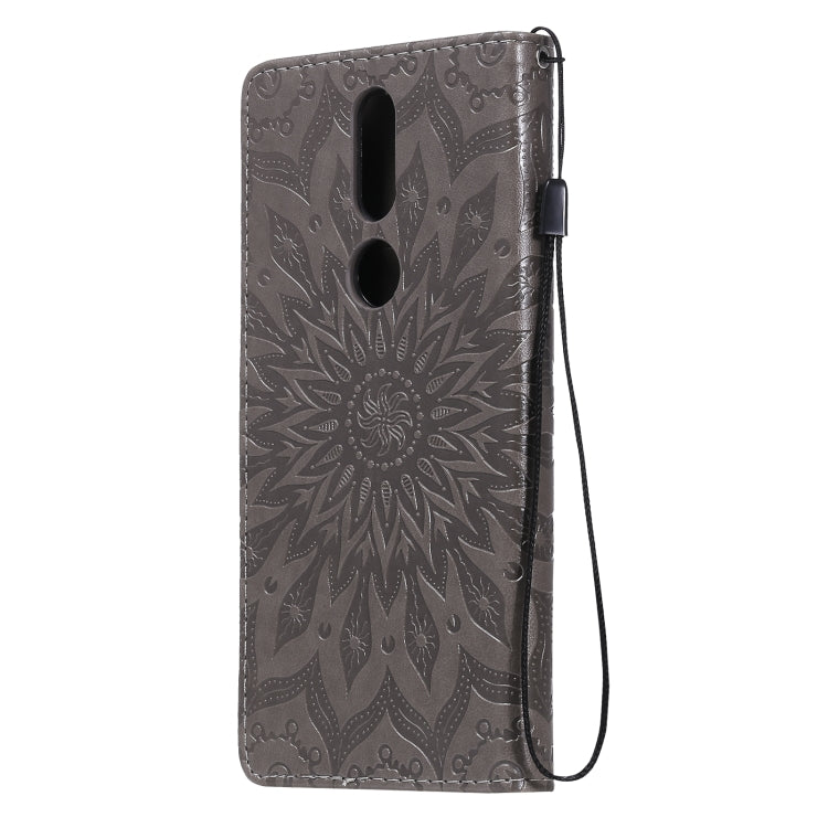 For Nokia 2.4 Sun Embossing Pattern Horizontal Flip Leather Case with Card Slot & Holder & Wallet & Lanyard