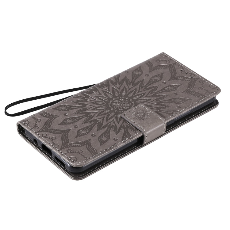 For Nokia 2.4 Sun Embossing Pattern Horizontal Flip Leather Case with Card Slot & Holder & Wallet & Lanyard