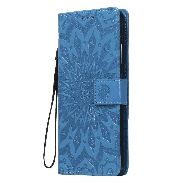 For Nokia 2.4 Sun Embossing Pattern Horizontal Flip Leather Case with Card Slot & Holder & Wallet & Lanyard
