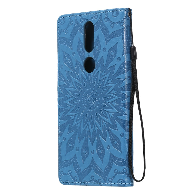 For Nokia 2.4 Sun Embossing Pattern Horizontal Flip Leather Case with Card Slot & Holder & Wallet & Lanyard