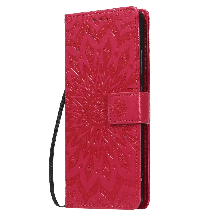 For Nokia 2.4 Sun Embossing Pattern Horizontal Flip Leather Case with Card Slot & Holder & Wallet & Lanyard