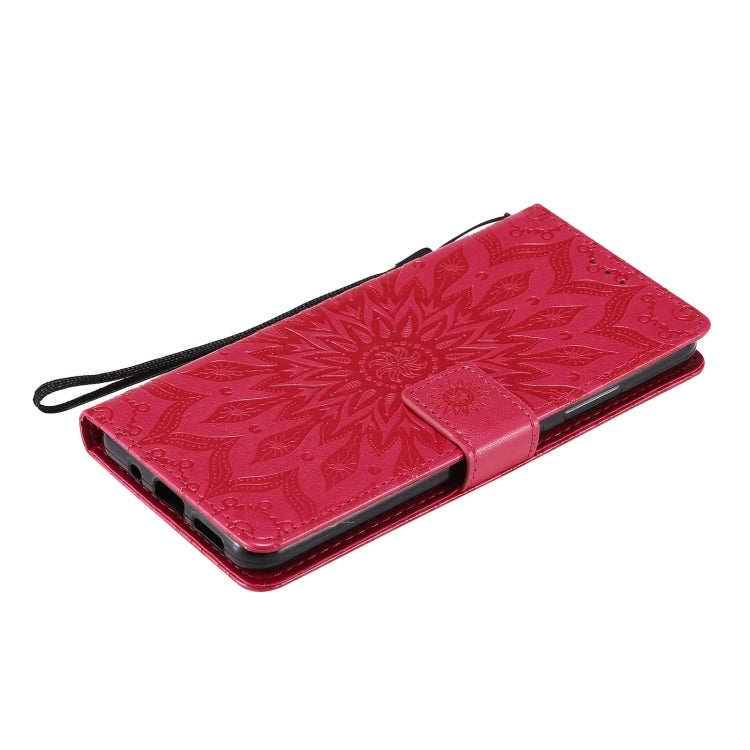 For Nokia 2.4 Sun Embossing Pattern Horizontal Flip Leather Case with Card Slot & Holder & Wallet & Lanyard