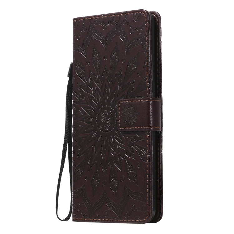 For Nokia 2.4 Sun Embossing Pattern Horizontal Flip Leather Case with Card Slot & Holder & Wallet & Lanyard