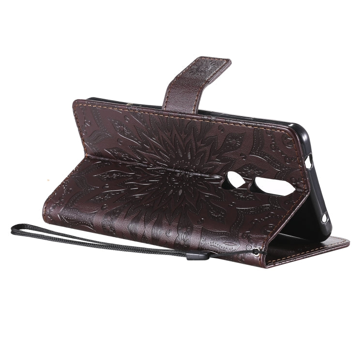 For Nokia 2.4 Sun Embossing Pattern Horizontal Flip Leather Case with Card Slot & Holder & Wallet & Lanyard