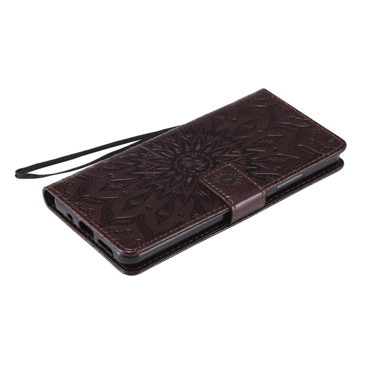 For Nokia 2.4 Sun Embossing Pattern Horizontal Flip Leather Case with Card Slot & Holder & Wallet & Lanyard
