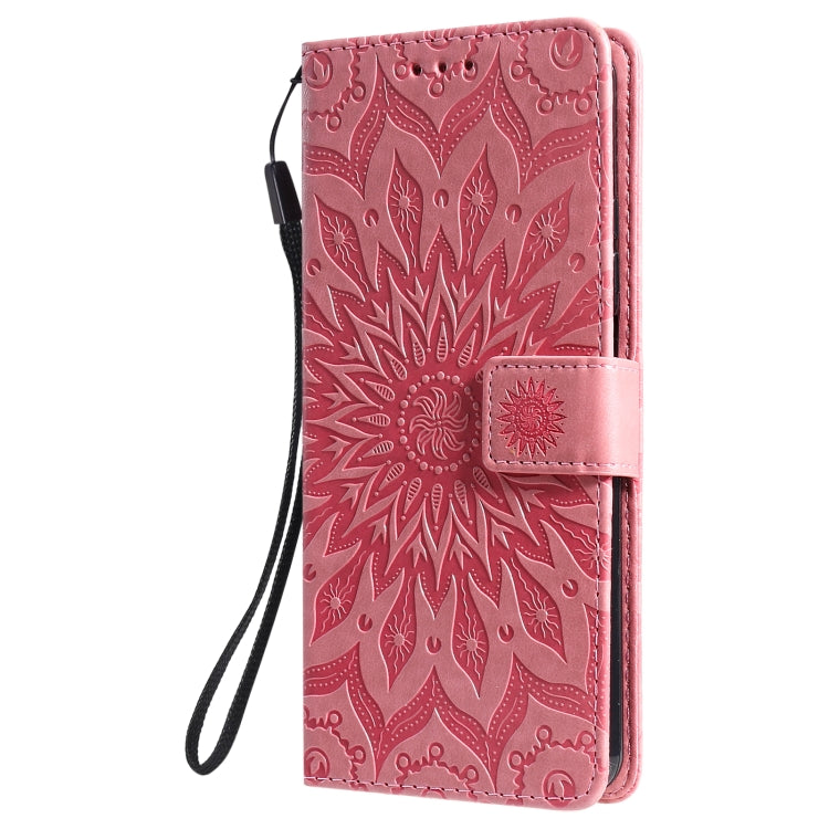 For Xiaomi Mi 10T Lite 5G Sun Embossing Pattern Horizontal Flip Leather Case with Card Slot & Holder & Wallet & Lanyard