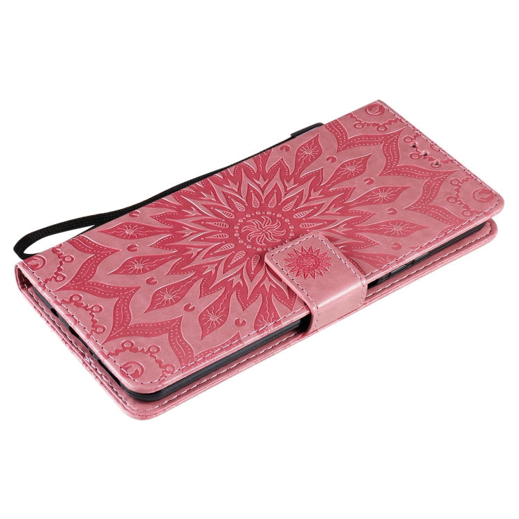 For Xiaomi Mi 10T Lite 5G Sun Embossing Pattern Horizontal Flip Leather Case with Card Slot & Holder & Wallet & Lanyard