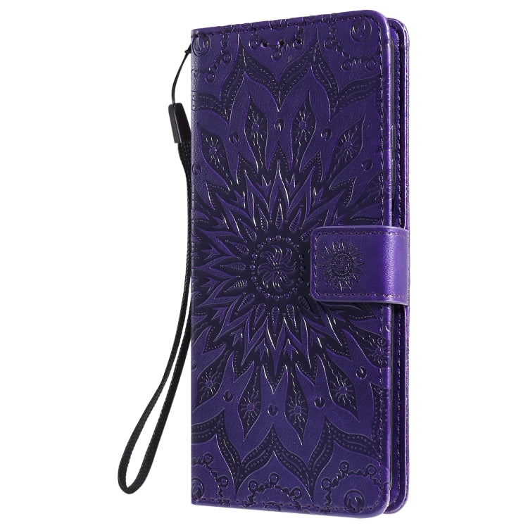 For Xiaomi Mi 10T Lite 5G Sun Embossing Pattern Horizontal Flip Leather Case with Card Slot & Holder & Wallet & Lanyard